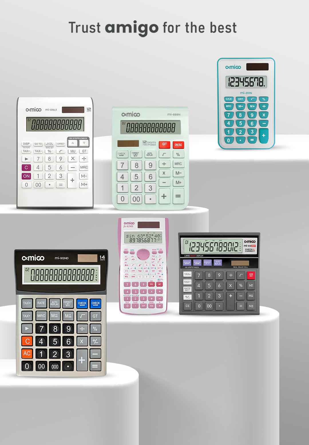 Amigo Calculator Mobile Banner